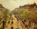 Boulevard Montmartre Frühling 1897 Camille Pissarro Pariser